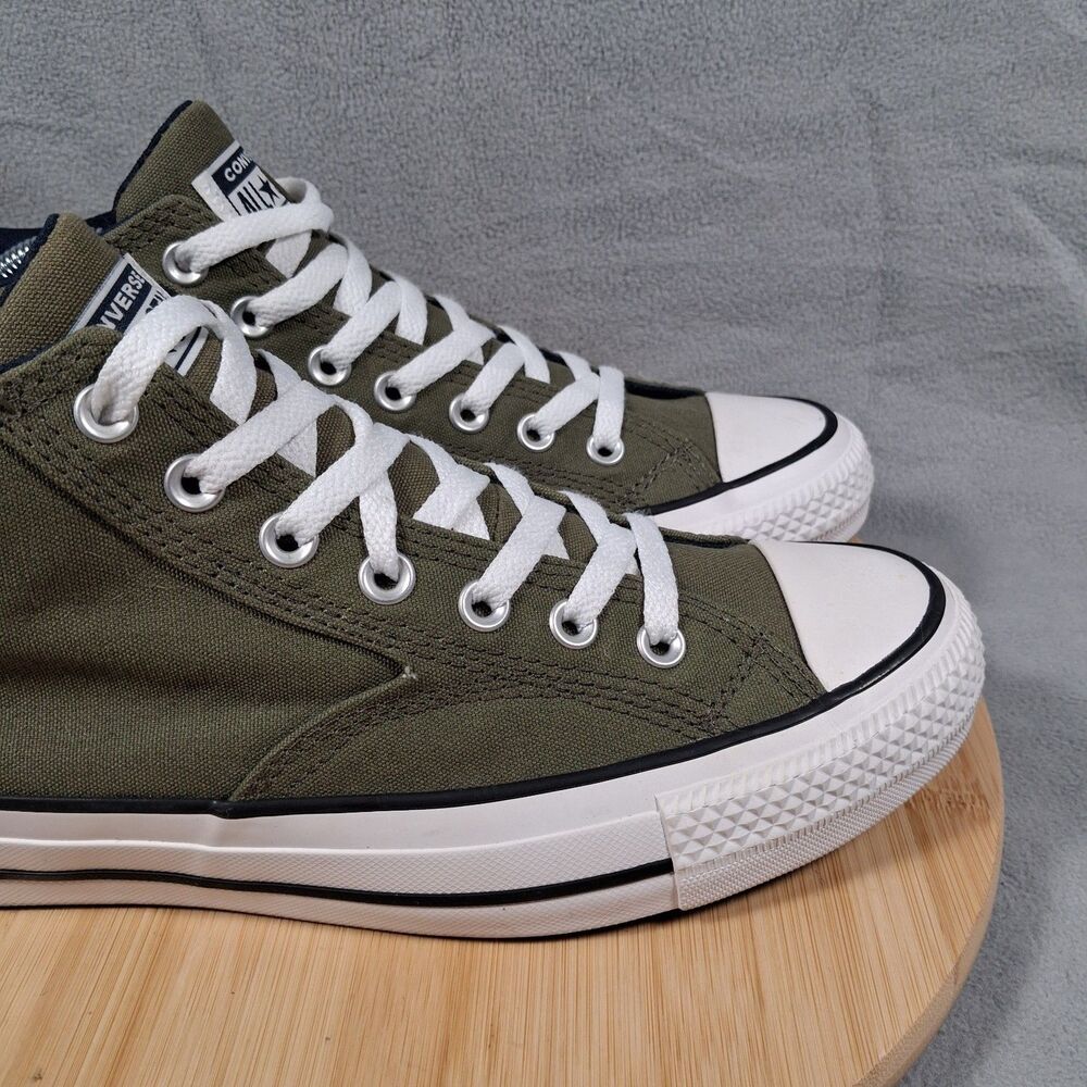 Converse Men's CTAS Size 9.5 Malden Street Green Mid Top Shoes Sneakers - Picture 3 of 15